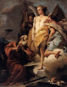Abramo E I Tre Angeli — Giambattista Tiepolo