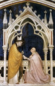 Consecration Of The Chapel (detail) — Simone Martini