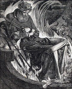 The Death Of King Warwulf — Anthony Frederick Augustus Sandys