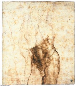 Dirilmiş Mesih İçin Çalışmalar (ön Yüz) — Michelangelo