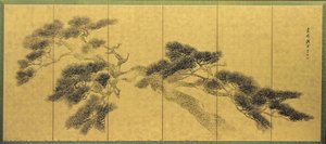 Folding Screen Of Venerable Pine Trees\n\n－ Right — Yosa Buson