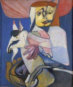 Woman With A Circus Goat — روبرت كولكون