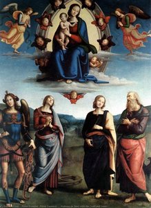 Madonna In Glory With The Child And Saints — Pietro Perugino (pietro Vannucci)
