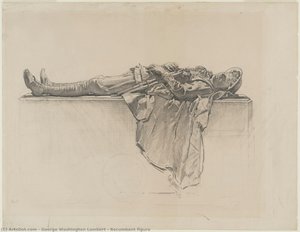 Recumbant Figure — George Washington Thomas Lambert