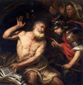 Diogenes And Alexander — Giovanni Battista Langetti