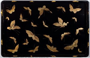 Japanese Black Lacquered Tray — Tognacca & Giglio Tos
