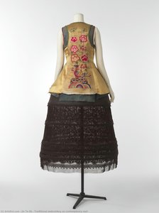 Traditional Embroidery On Contemporary Vest — Jin Te Ok