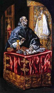 Saint Ildefonso — El Greco