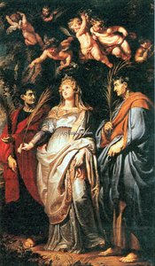 San Domitila Con San Nereus Y San Achileo — Pedro Pablo Rubens