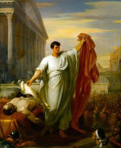 Marc Antony Reading The Will Of Caesar — William Hilton Ii
