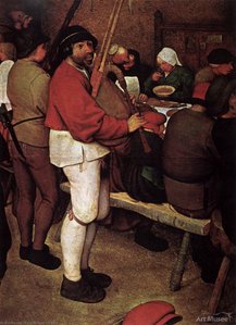 Peasant Wedding (detail) — Pieter Bruegel The Elder