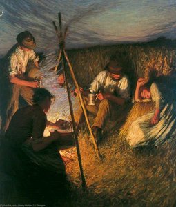 The Harvesters' Supper — Henry Herbert La Thangue