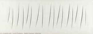 Space Concept ,waiting — Lucio Fontana