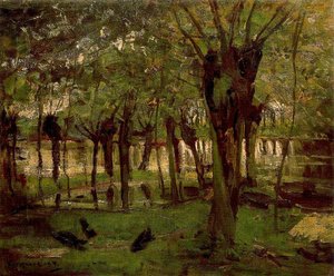 Pollard Willows On The Gein — Piet Mondrian
