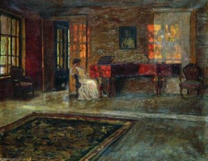 Evening Interior — Stanislav Zhukovsky