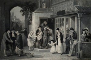 A Country Post Office — Edward Villiers Rippingille