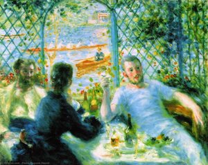Obídzka Kajakovistov, The A — Pierre-auguste Renoir
