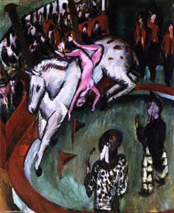 A Cirkusz Lovasa — Ernst Ludwig Kirchner