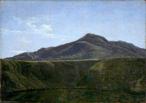 Monte Cavo From Lake Albano — Joseph Pierre Xavier Bidauld