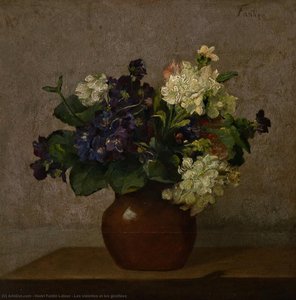 Les Violettes Et Les Giroflées — Henri Fantin-latour