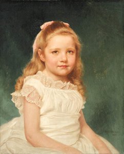 Portrait Of A Girl — John George Brown