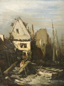 The Norman Port — Eugène Louis Gabriel Isabey
