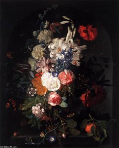 Bouquet Of Flowers — Jan Van Huysum
