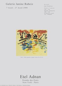 Etel Adnan : Painting Bridges — Ethel N. Adnan