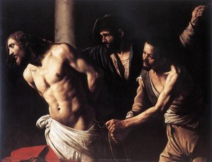 Christ At The Column — Cecco Del Caravaggio (francesco Buoneri)