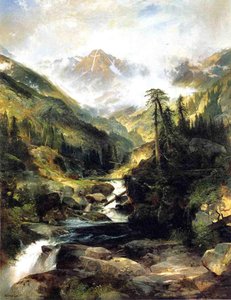 La Montagne De La Sainte Croix — Thomas Moran