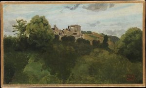Vista Di Genzano — Jean-baptiste-camille Corot
