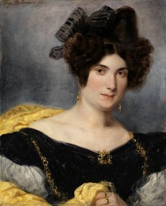 Portrait Of Madame François Simon — Eugène Delacroix
