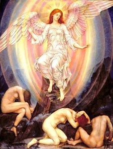 The Light Shineth In Darkness And The Darkness Comprehendeth It Not — Evelyn De Morgan Née Pickering