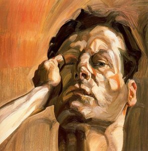 Mannskopf, Selbstporträt — Lucian Freud