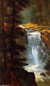 Cascade Falls Near Lake Tahoe — Edwin Deakin