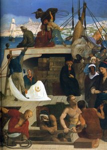 Marseilles, Gate To The Orient (detail) — Pierre Cécile Puvis De Chavannes