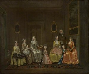 The Cromwell And Thornhill Families Taking Tea — Charles Philips