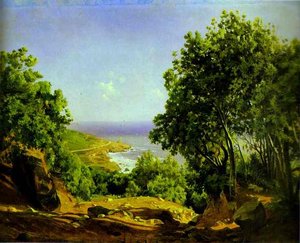 Livorno. Road To The Sea At Antiniano Near Livorno — Nikolai Ge