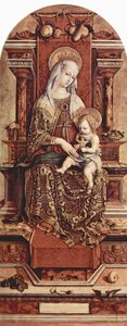 Enthroned Madonna — Carlo Crivelli