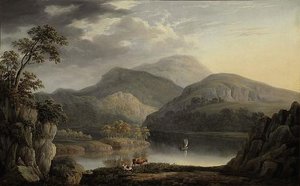 A Lakland Landscape — Joseph Francis Gilbert