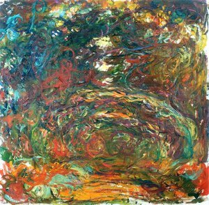 Chemin Sous Les Arcades De Roses, Giverny — Claude Monet