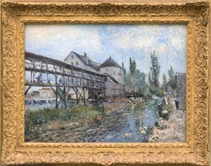 Watermill Near Moret By Alfred Sisley — Alfred Sisley