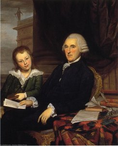 Governor Thomas Mckean And His Son, Thomas, Jr. — 찰스 윌슨 피일 (charles Wilson Peale)