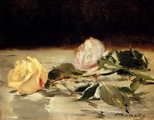 Dve Rózy Na Stvorení — Édouard Manet