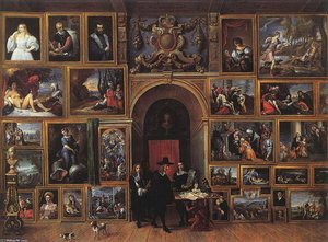 Archduke Leopold Wilhelm Of Austria In His Gallery — David Teniers The Younger