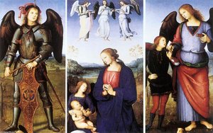 Polyptych Of Certosa Di Pavia (details) — Vannucci Pietro (le Perugin)
