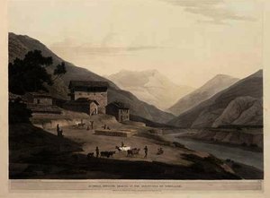 View Near Daramundi, In The Mountains Of Seringar — Thomas And William Daniell
