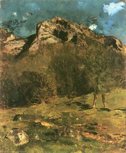 Mountain Landscape In South Tyrol — Carl Eduard Schuch