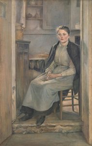 Woman(in The Kitchen) — Viscount Kuroda Seiki