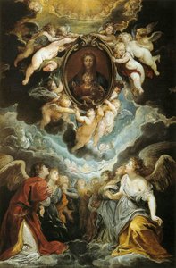 The Madonna Della Vallicella Adored By Seraphim And Cherubim — Peter Paul Rubens